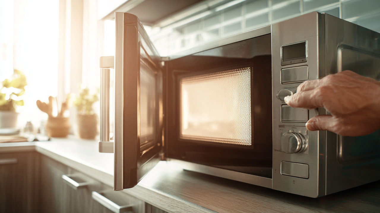 O micro-ondas aquece alimentos por meio de ondas eletromagnéticas específicas