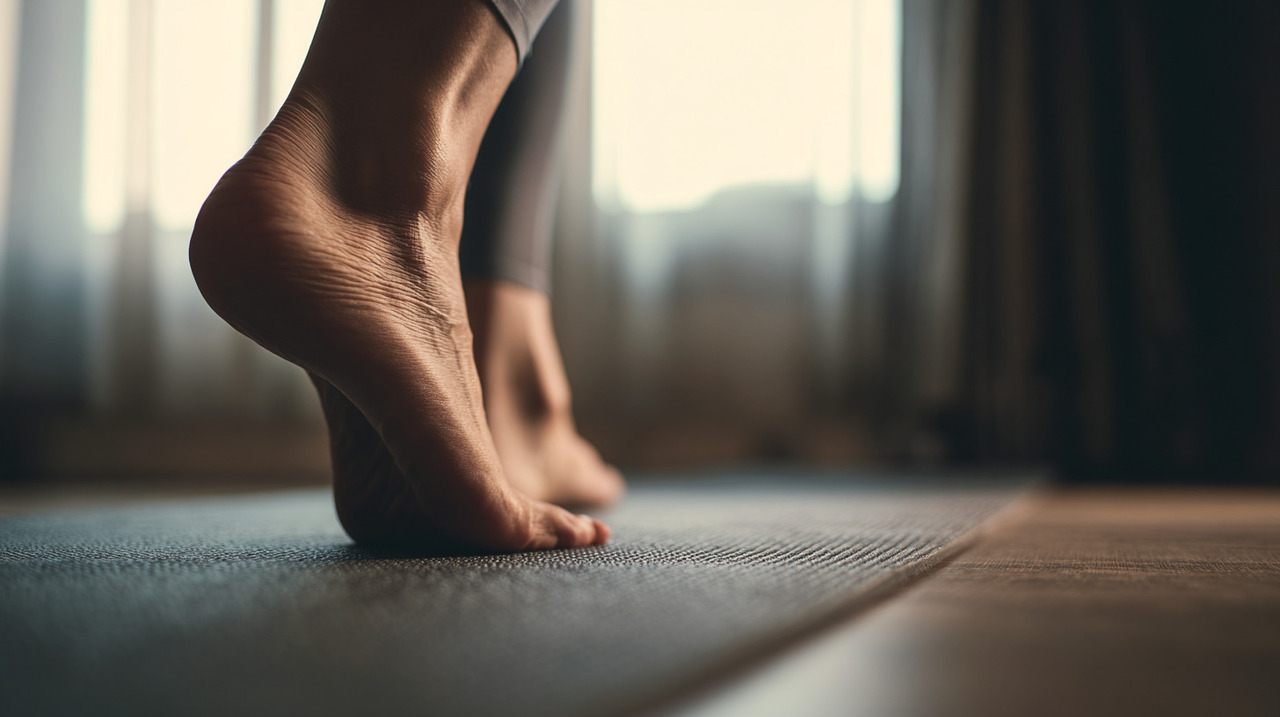 A movimentação ocorre por meio da dorsiflexão ativa