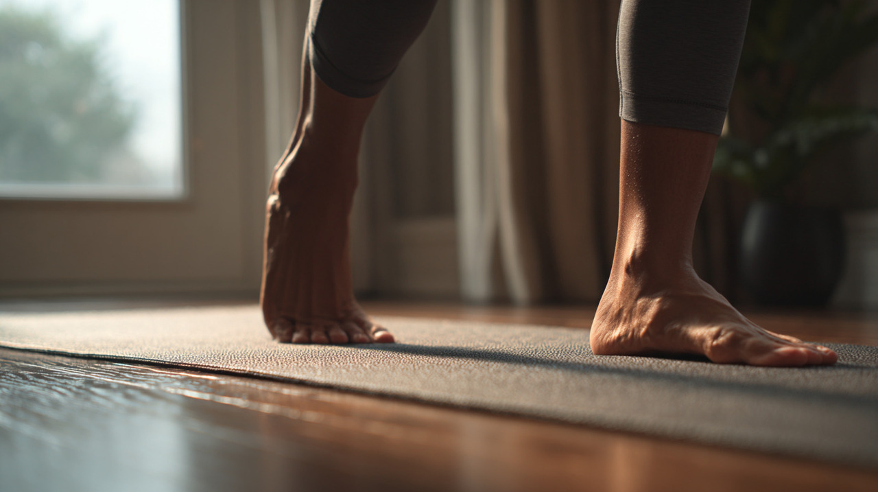 A movimentação ocorre por meio da dorsiflexão ativa