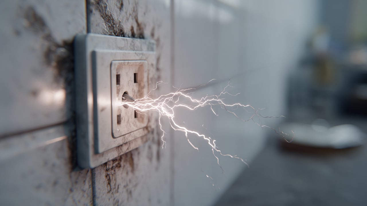 Ao perceber faíscas ou rachaduras em tomadas, a recomendação é interromper o uso imediatamente