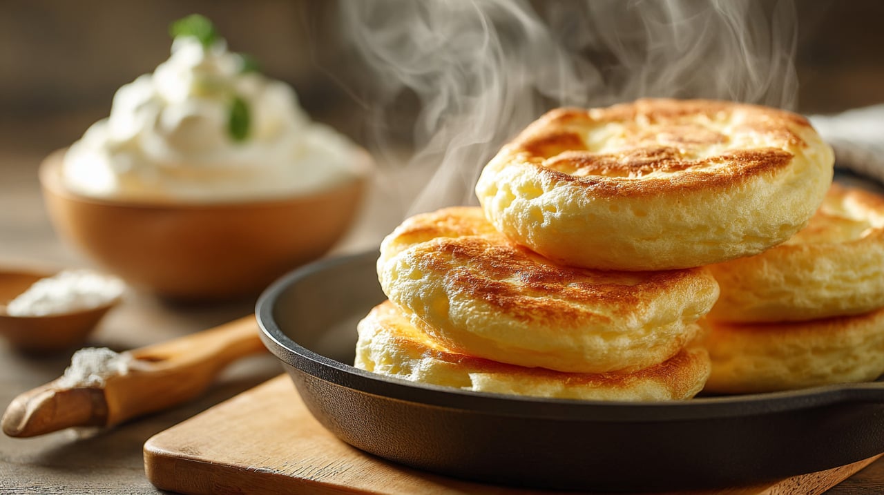 A receita de pão nuvem utiliza componentes simples e fáceis de encontrar