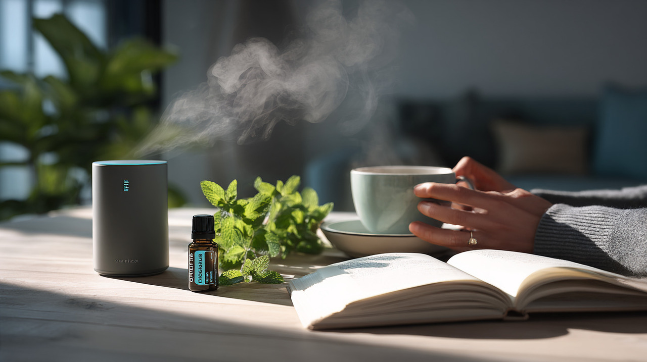 Os principais componentes do óleo de menta, como mentol e mentona, interagem com receptores cerebrais