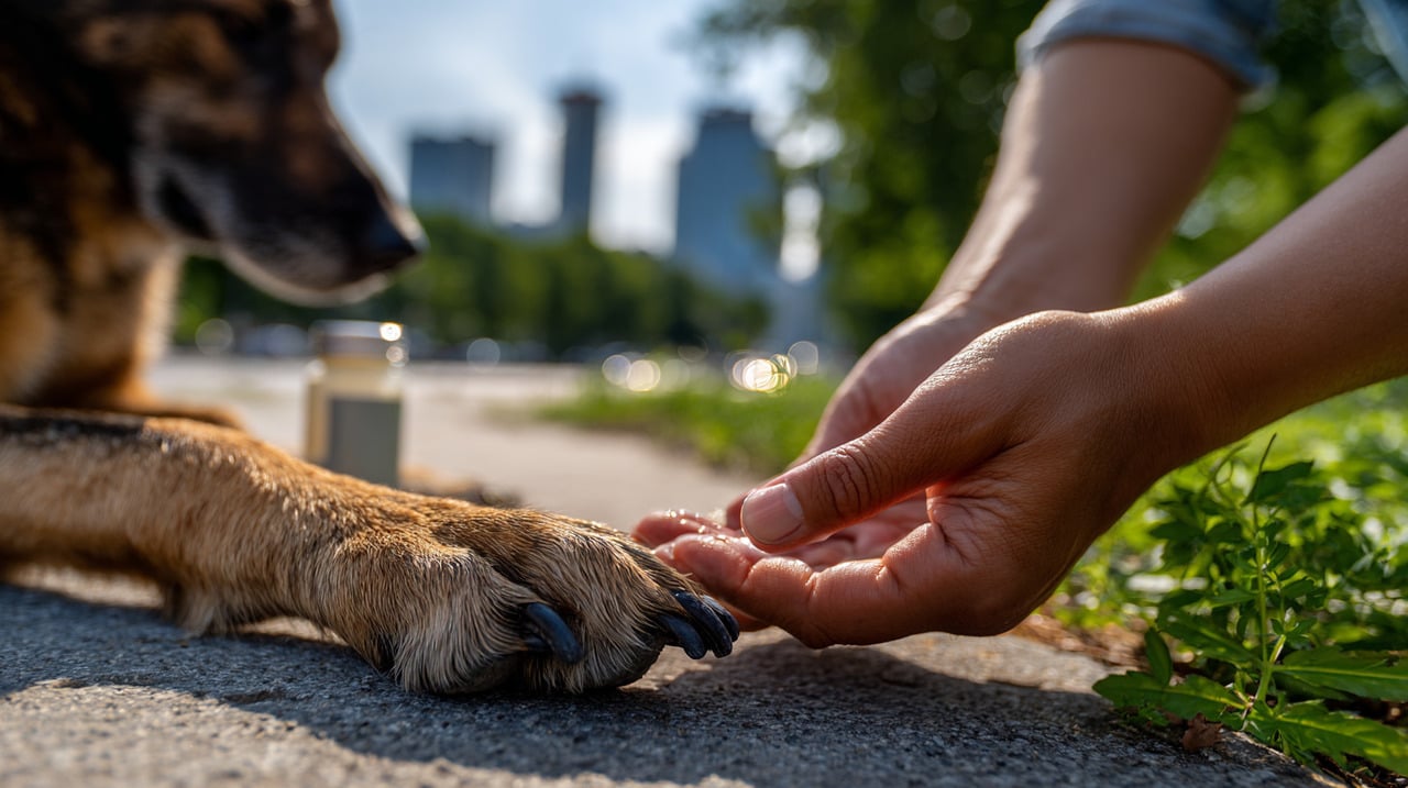 Apesar da aparência resistente, os pads caninos são compostos por camadas de tecido