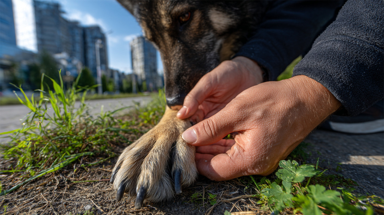 Apesar da aparência resistente, os pads caninos são compostos por camadas de tecido