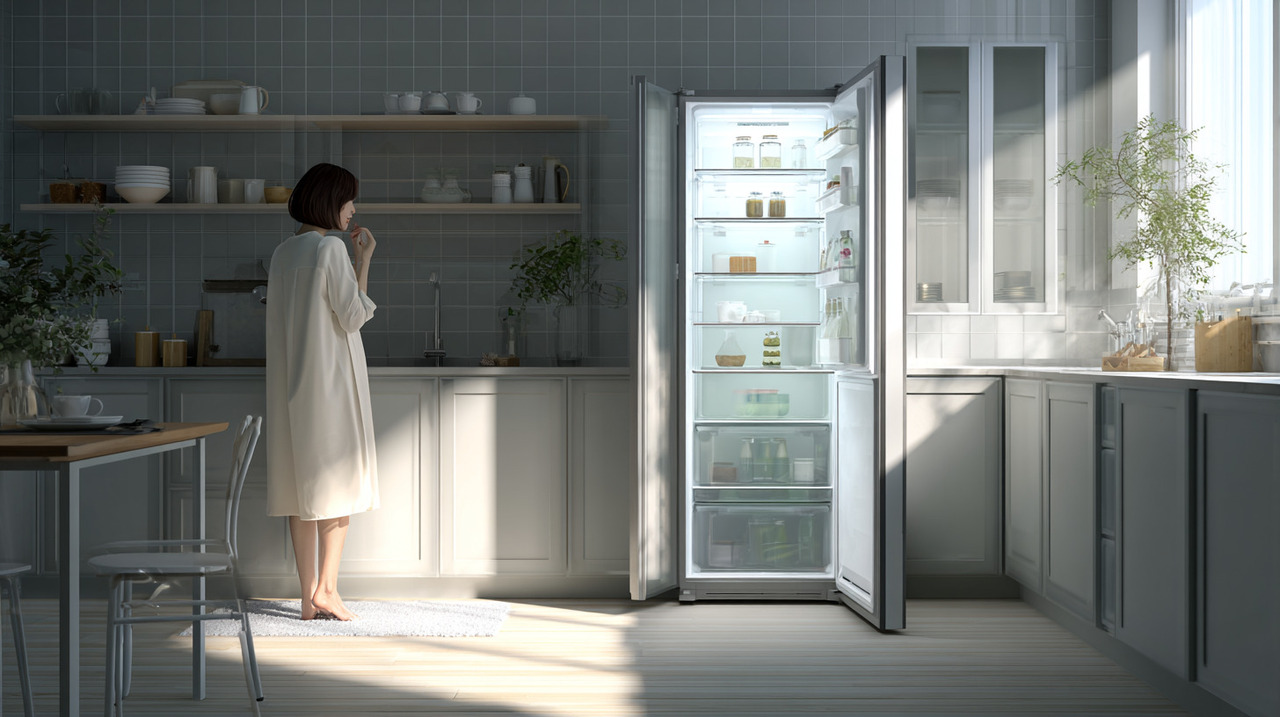 Sem alimentos ou líquidos dentro, o ar torna-se o principal condutor de frio no interior do aparelho