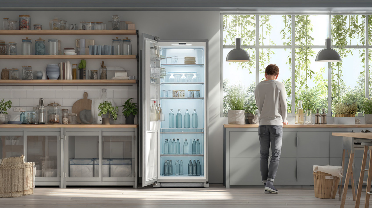 Sem alimentos ou líquidos dentro, o ar torna-se o principal condutor de frio no interior do aparelho