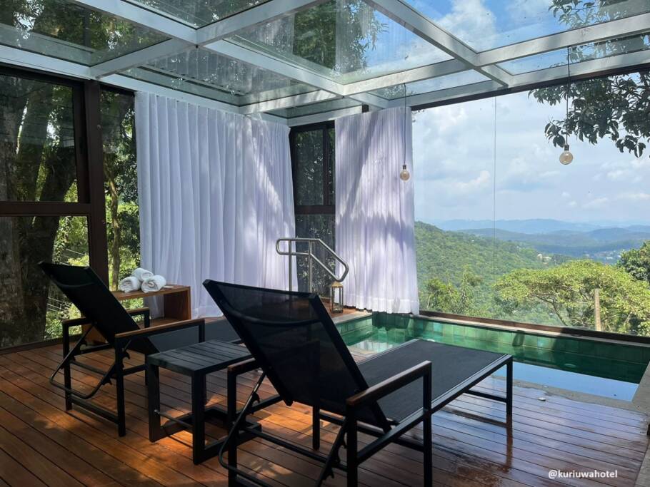 Kuriuwa sacada com piscina privativa e vista para o vale