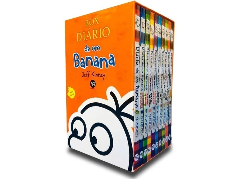 O box do Diário de um Banana custa R$238 no Mercado Livre