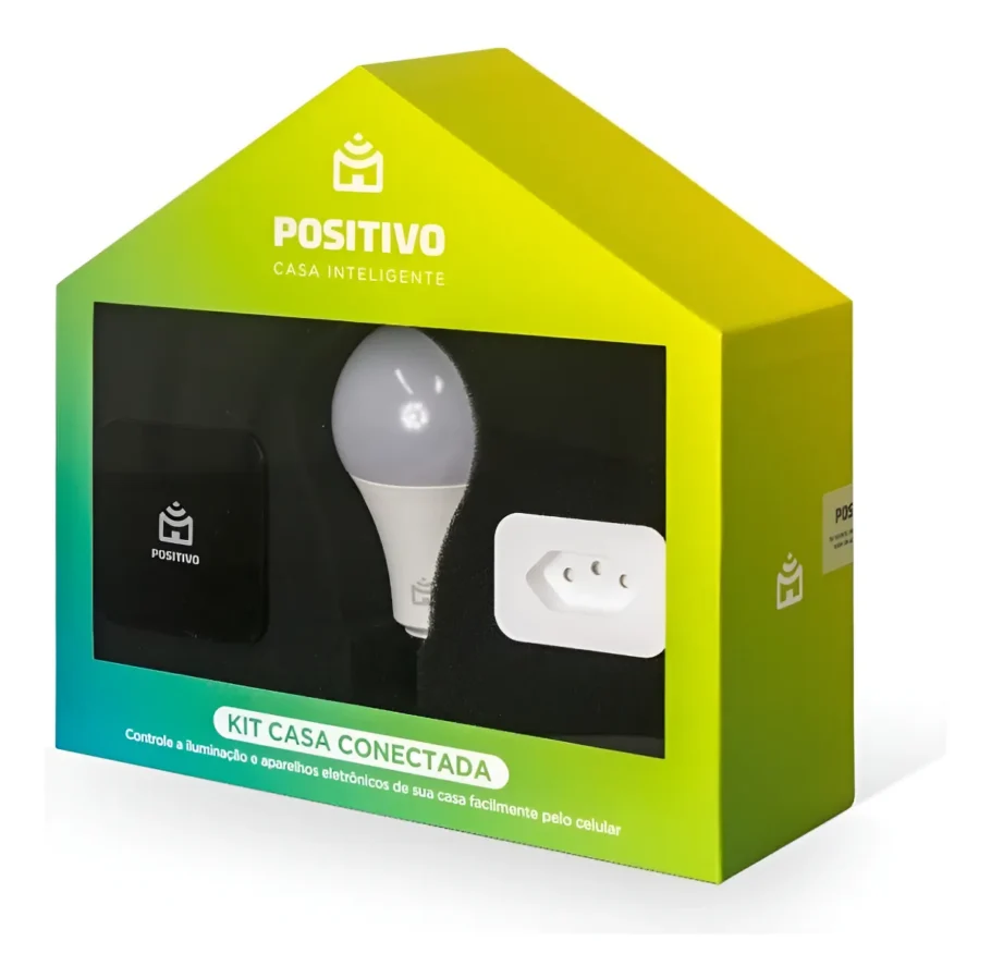 Kit Casa Conectada Positivo por R$ 159,91 (42% OFF)