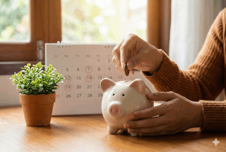 Comece pequeno, mas comece hoje. A constância de guardar uma moeda por vez, mês a mês, é o primeiro passo para construir seu futuro financeiro