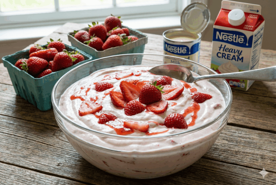 Doce de morango simples e delicioso