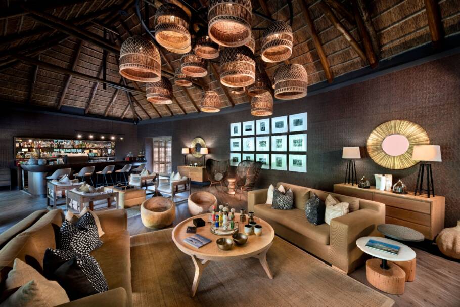 Área comum e bar do Eagles Crag