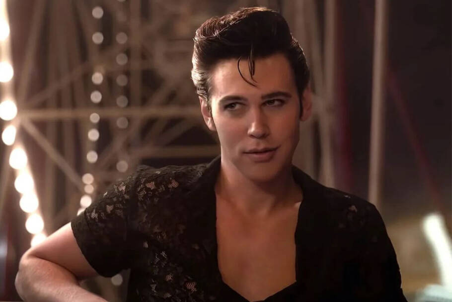 “Elvis” acompanha a vida do rei do rock and roll, sua ascensão à fama e o conturbado relacionamento com seu controlador empresário (Imagem: Reprodução digital | Warner Bros. Pictures e Universal Pictures)