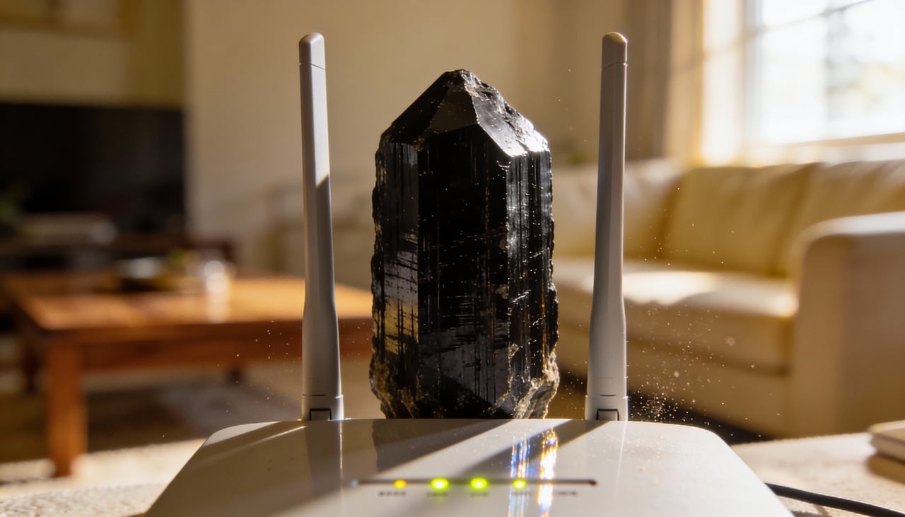 Entre todas as opções do reino mineral, a Turmalina Negra atua como um verdadeiro para-raios energético