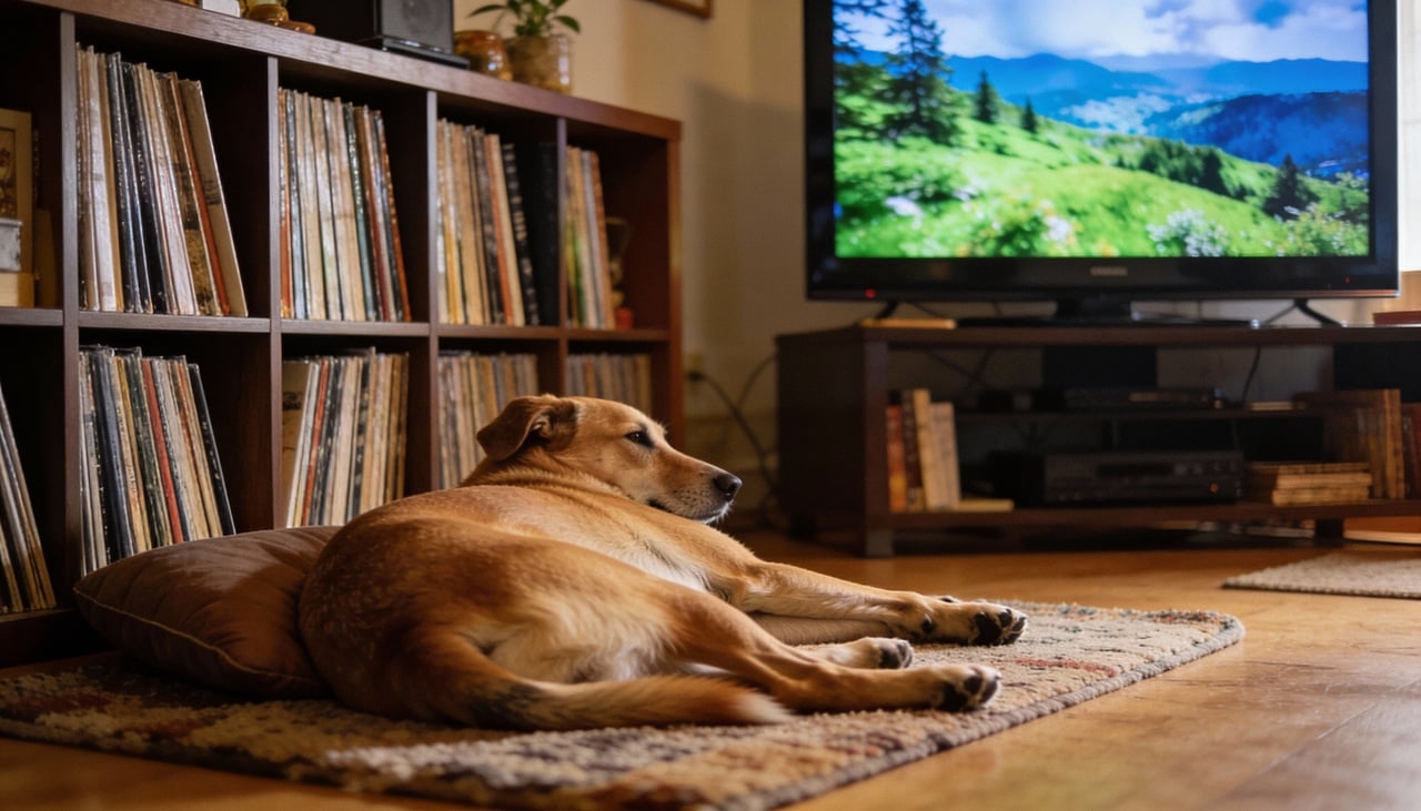 Cães mais agitados ou excitáveis tendem a acompanhar figuras em movimento na tela, como se fossem estímulos reais no ambiente físico