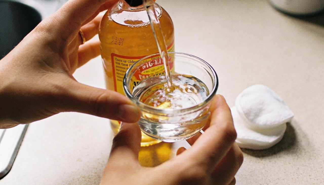 O principal atrativo do vinagre de maçã para o rosto está nos ácidos presentes em sua composição, como os alfa-hidroxiácidos (AHAs)