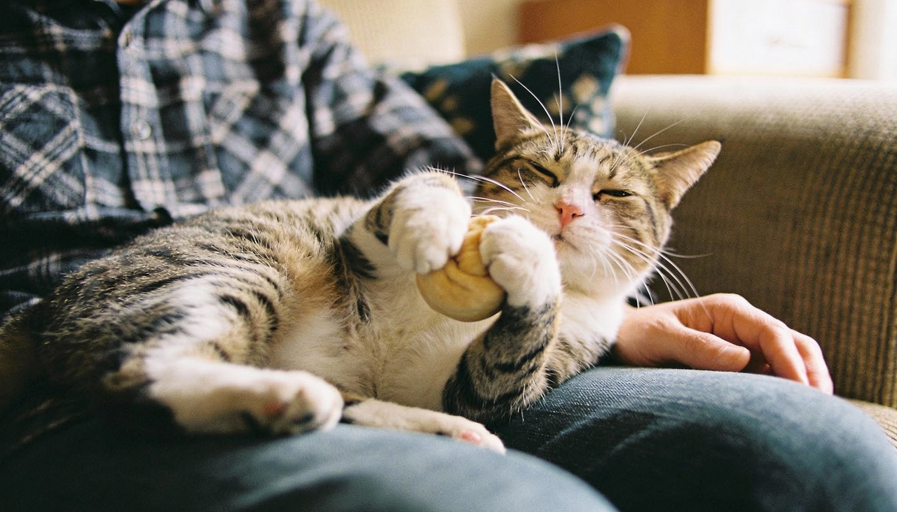 Muitas vezes, as demonstrações de afeto dos gatos não são tão óbvias quanto as de um cachorro