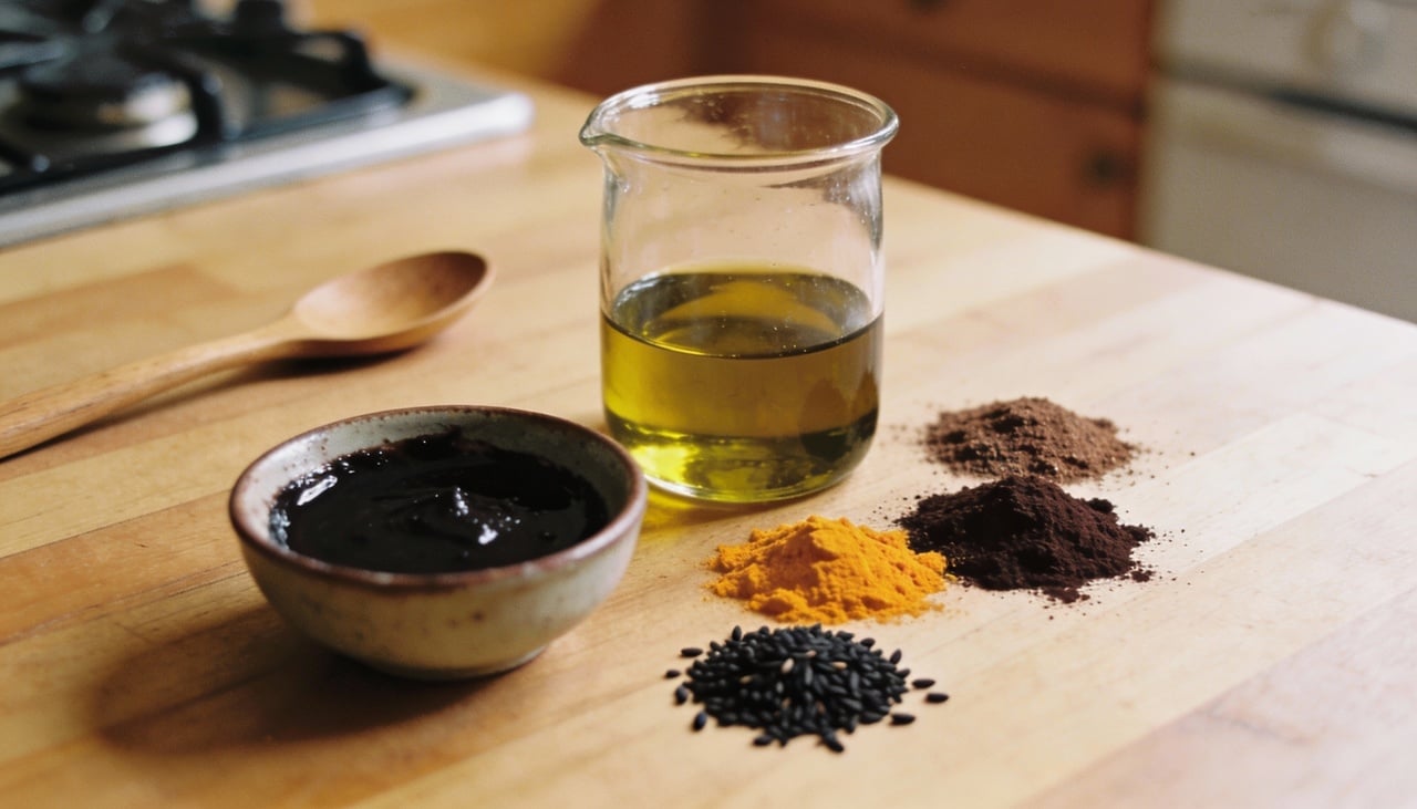 O princípio desse tipo de preparo é combinar um óleo de base com ingredientes ricos em pigmentos naturais