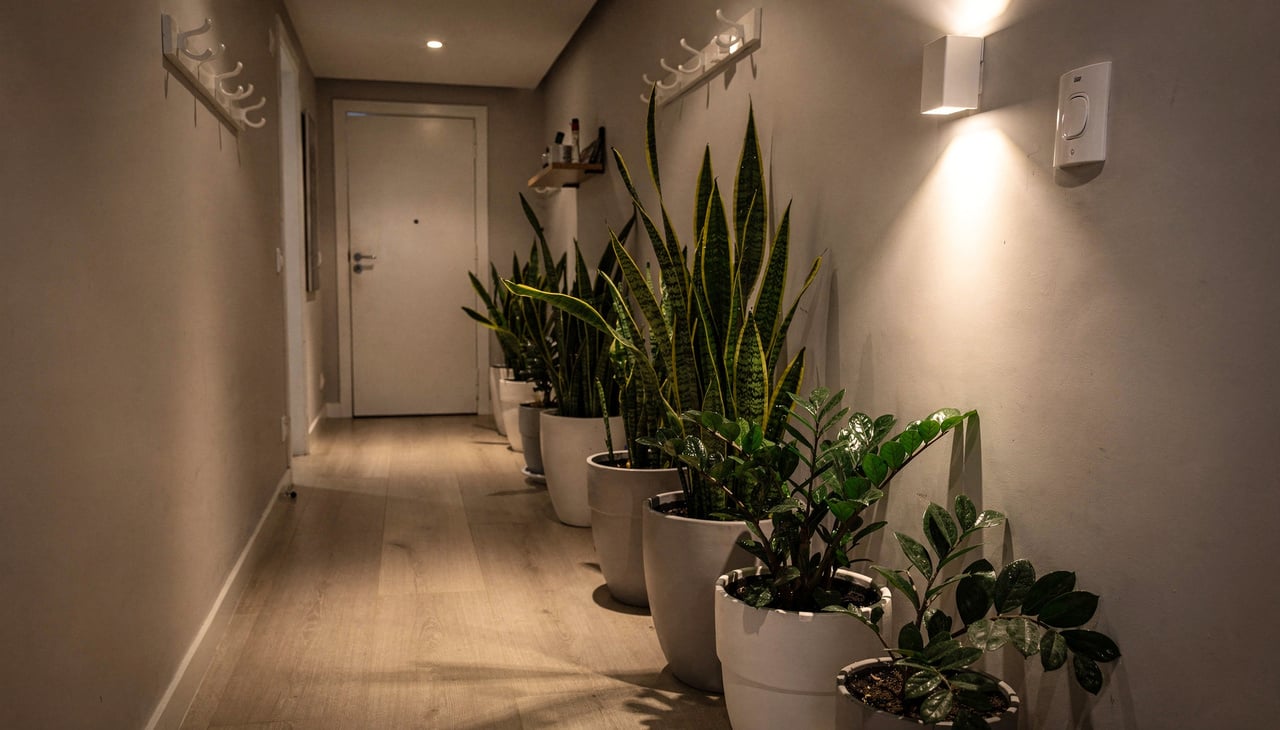 se você consegue ler um livro ou jornal no local sem acender a luz durante o dia, a planta de interior provavelmente vai se virar bem