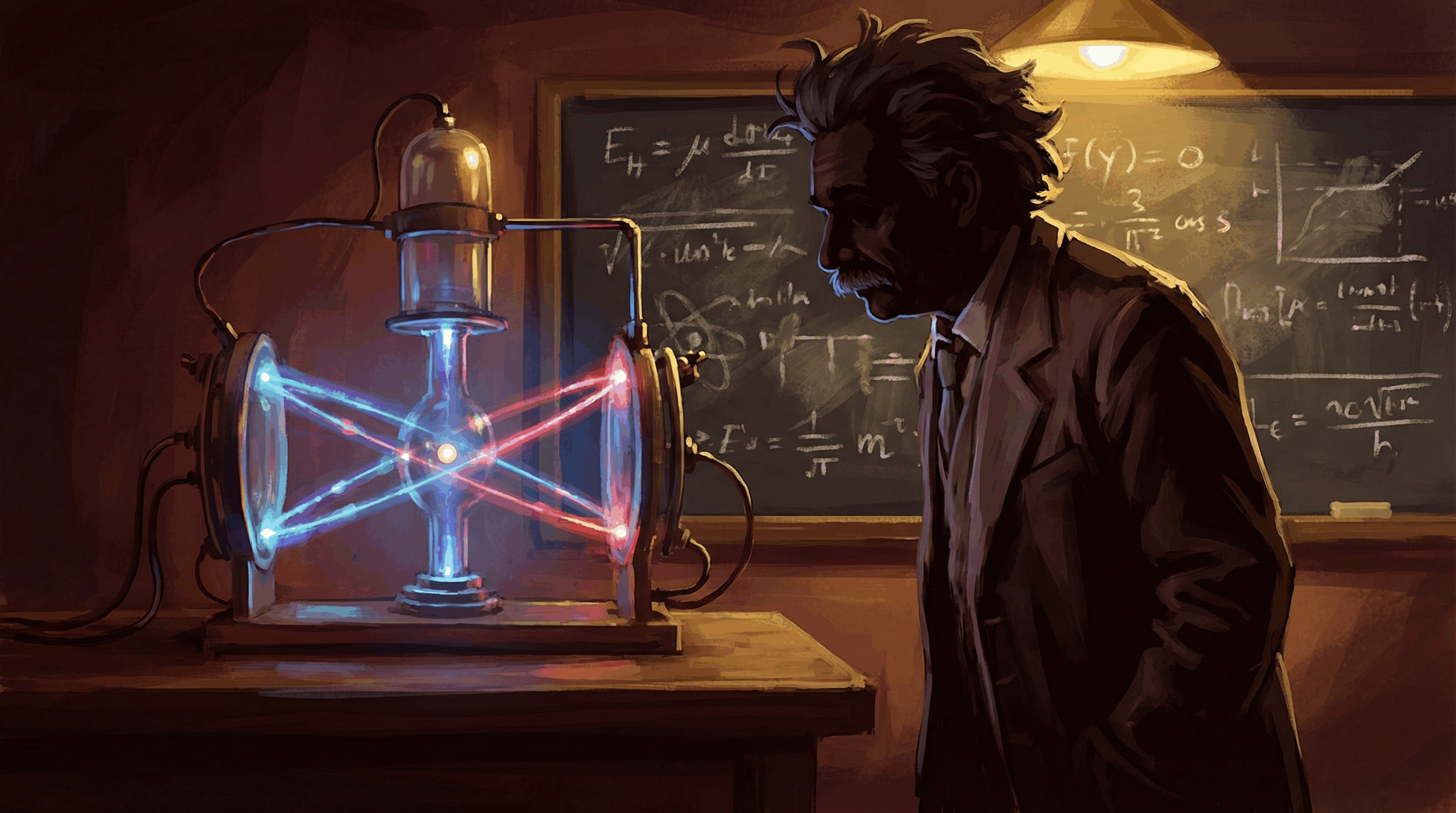 Quando o átomo era mantido frouxamente, ele oscilava o suficiente para revelar a trajetória do fóton – Imagens produzidas com uso de Inteligência Artificial