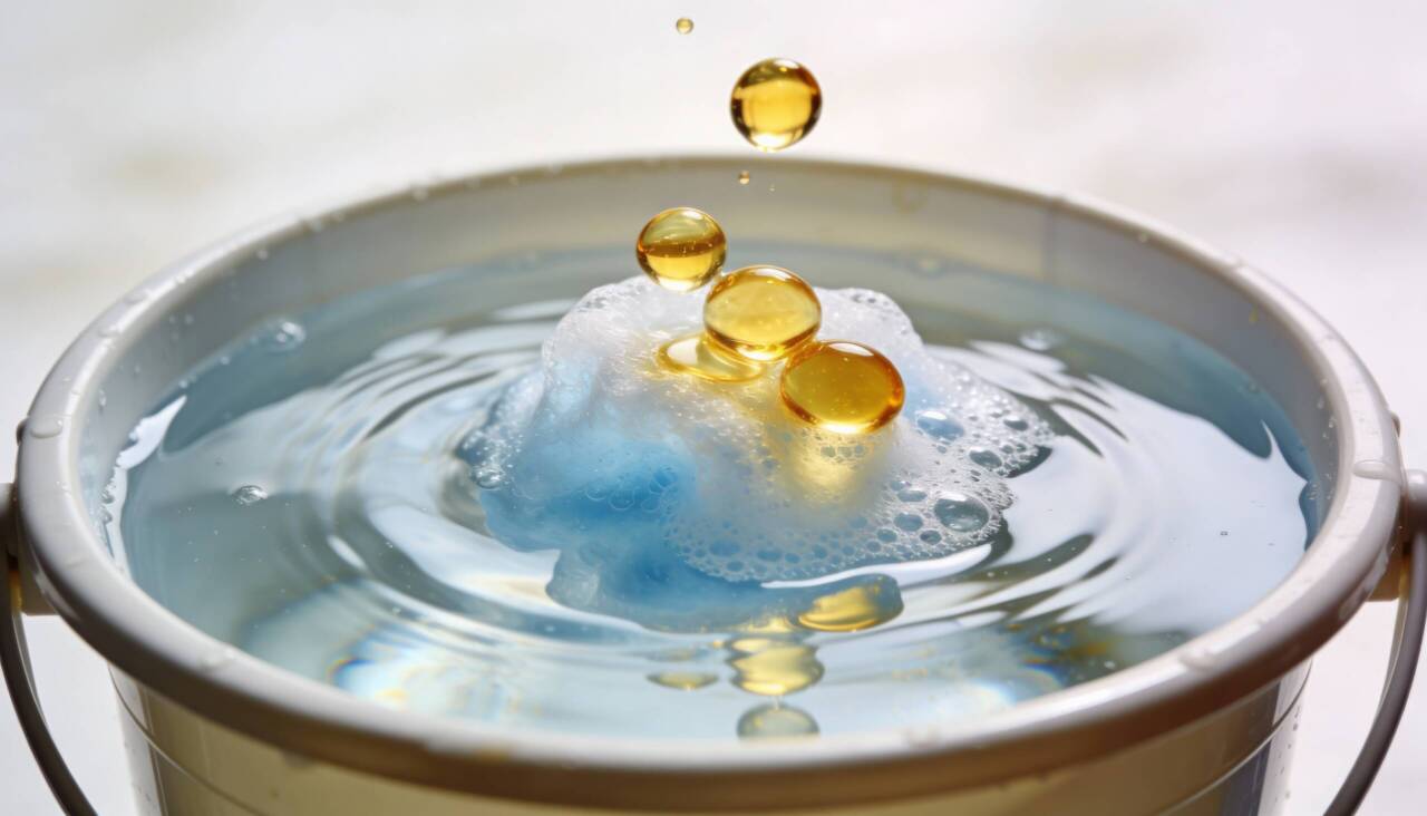 O procedimento envolve a utilização de itens comuns da despensa de limpeza