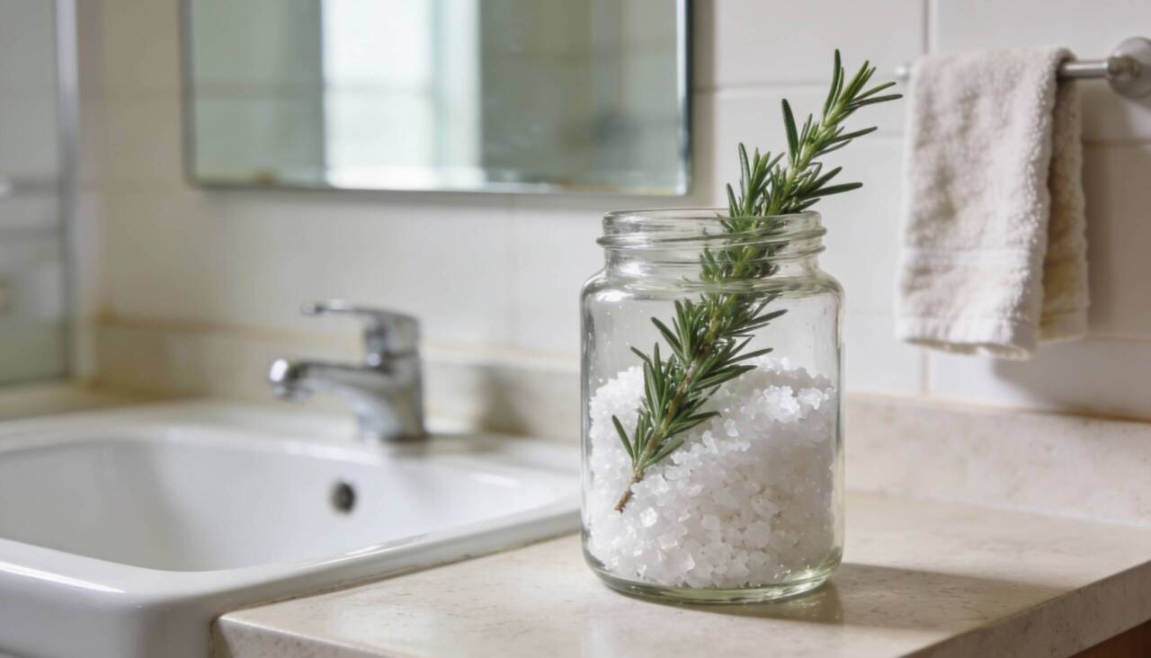 O sal grosso tem um poder incrível de absorção, agindo como um imã para as partículas de água suspensas no ar