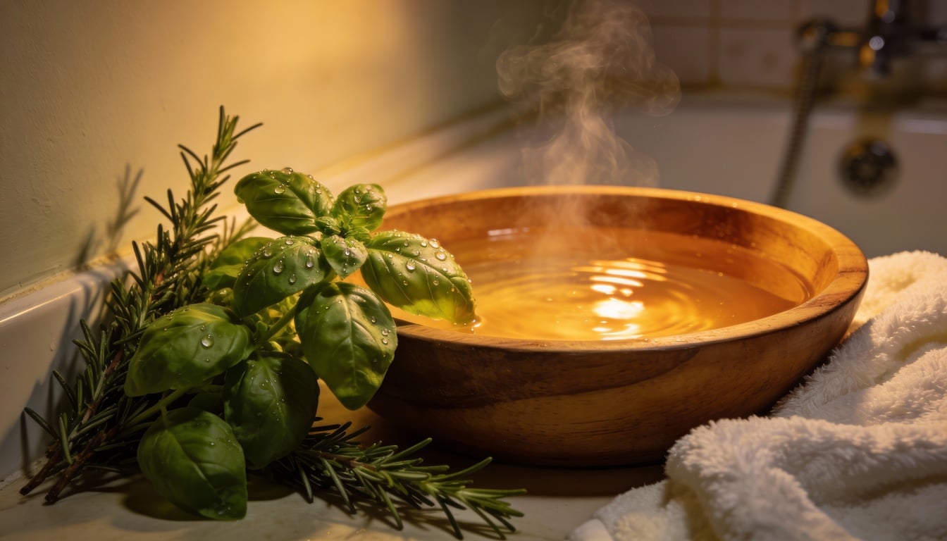 Esse tempo é essencial para que a água extraia todos os óleos essenciais e propriedades medicinais das plantas