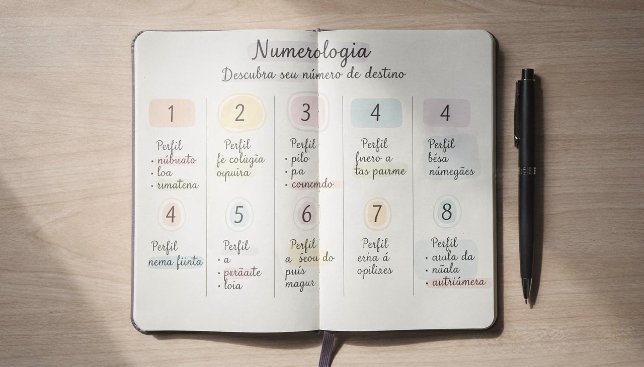 Cada número carrega uma vibração específica que molda nossa personalidade e o jeito que encaramos o mundo