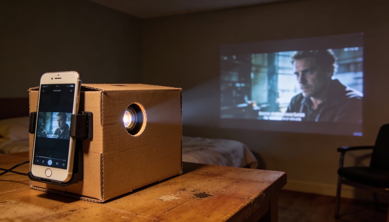 O segredo para um bom resultado está em fazer um furo perfeitamente centralizado na lateral menor da caixa