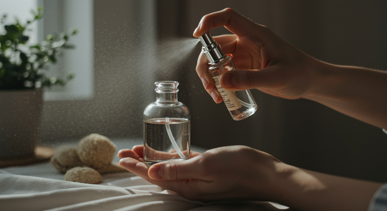 Para fazer o seu próprio perfume de ambiente, você vai precisar de álcool de cereais, água destilada e a essência de sua preferência.