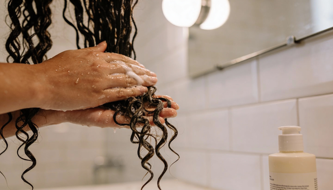 Para ter um cabelo cacheado mais bonito, a frequência de lavagem é decisiva