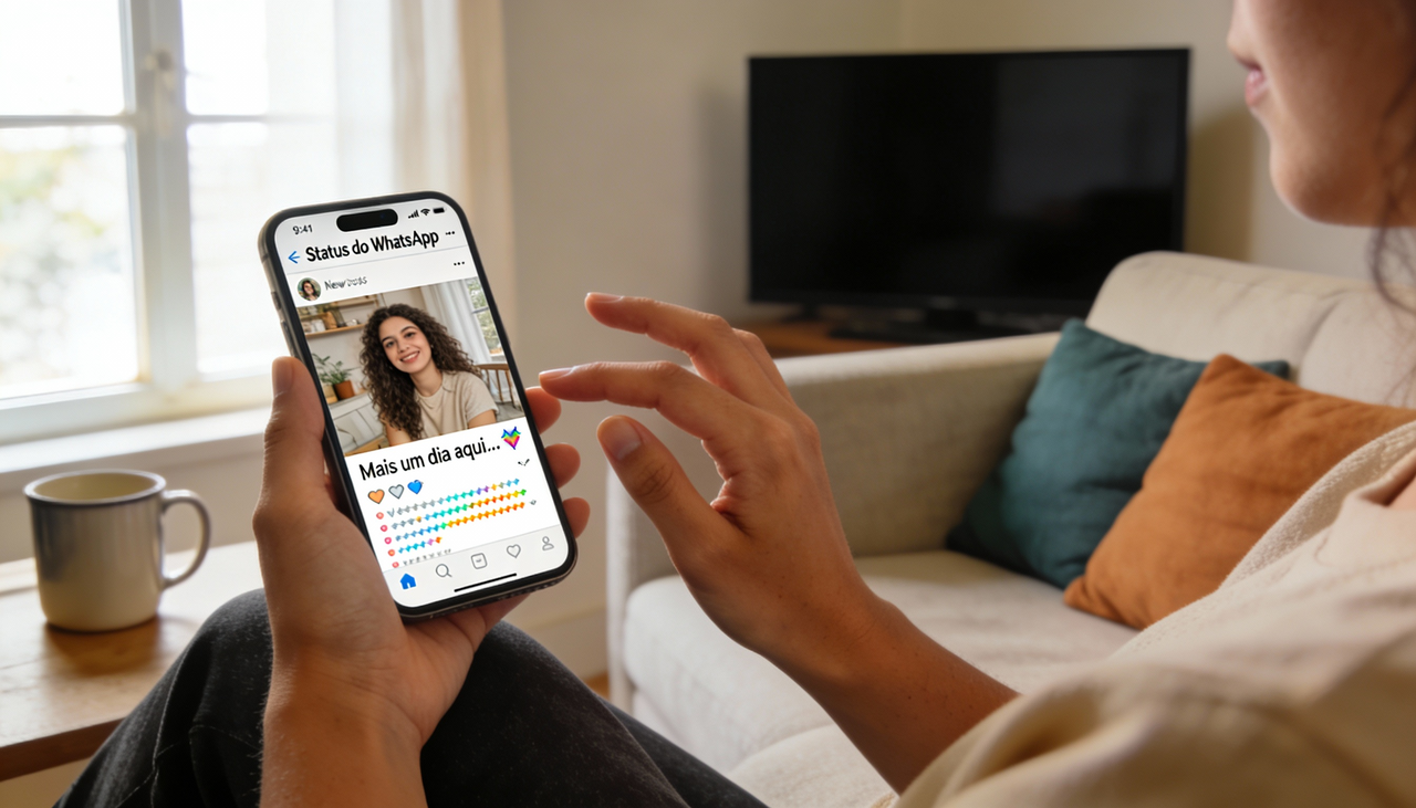 Outro aspecto observado é o uso do status como canal de expressão emocional e desabafo indireto