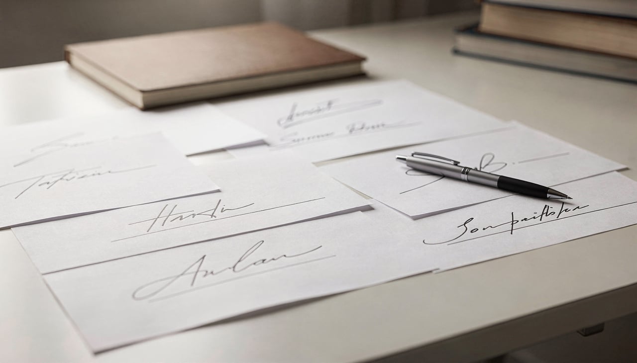 Quando você assina o seu nome, está carimbando sua identidade no mundo e firmando um compromisso com suas metas