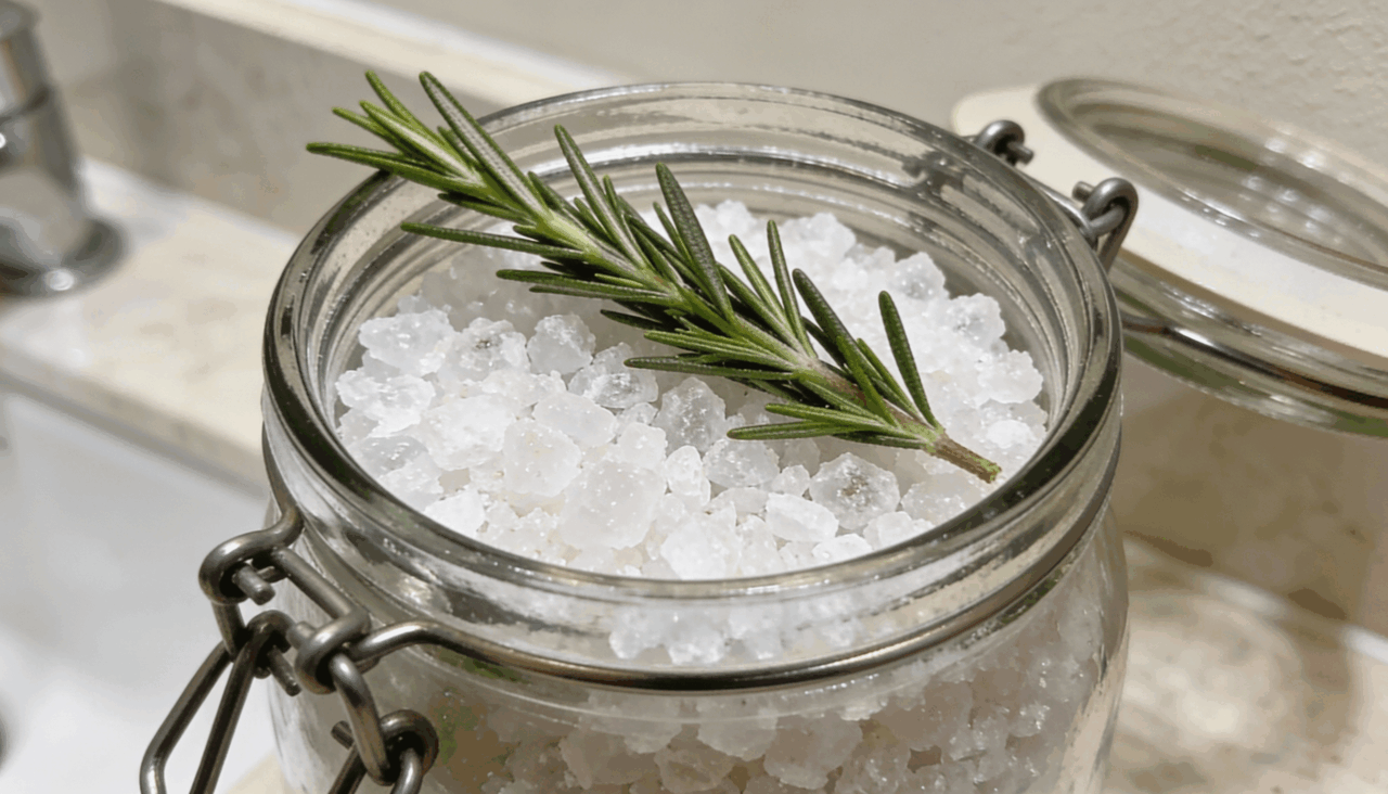 O sal grosso tem um poder incrível de absorção, agindo como um imã para as partículas de água suspensas no ar