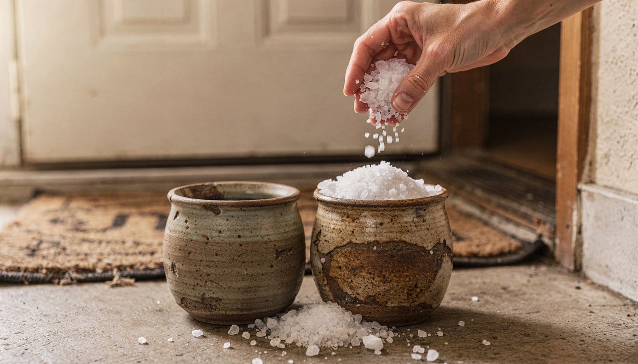 O sal é um cristal natural conhecido por sua capacidade de absorver íons negativos e purificar o ambiente