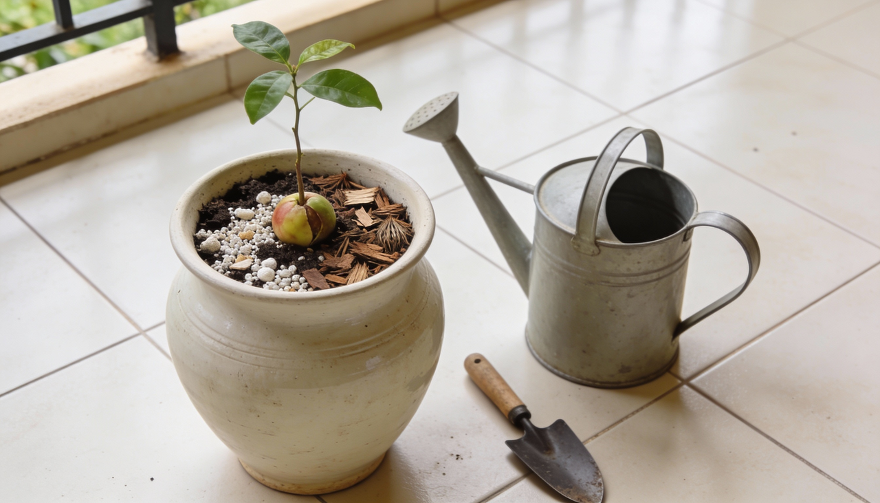 Muita gente tem receio de colocar árvores em sacadas de apartamentos por causa da sobrecarga na estrutura ou o risco de manchas no revestimento