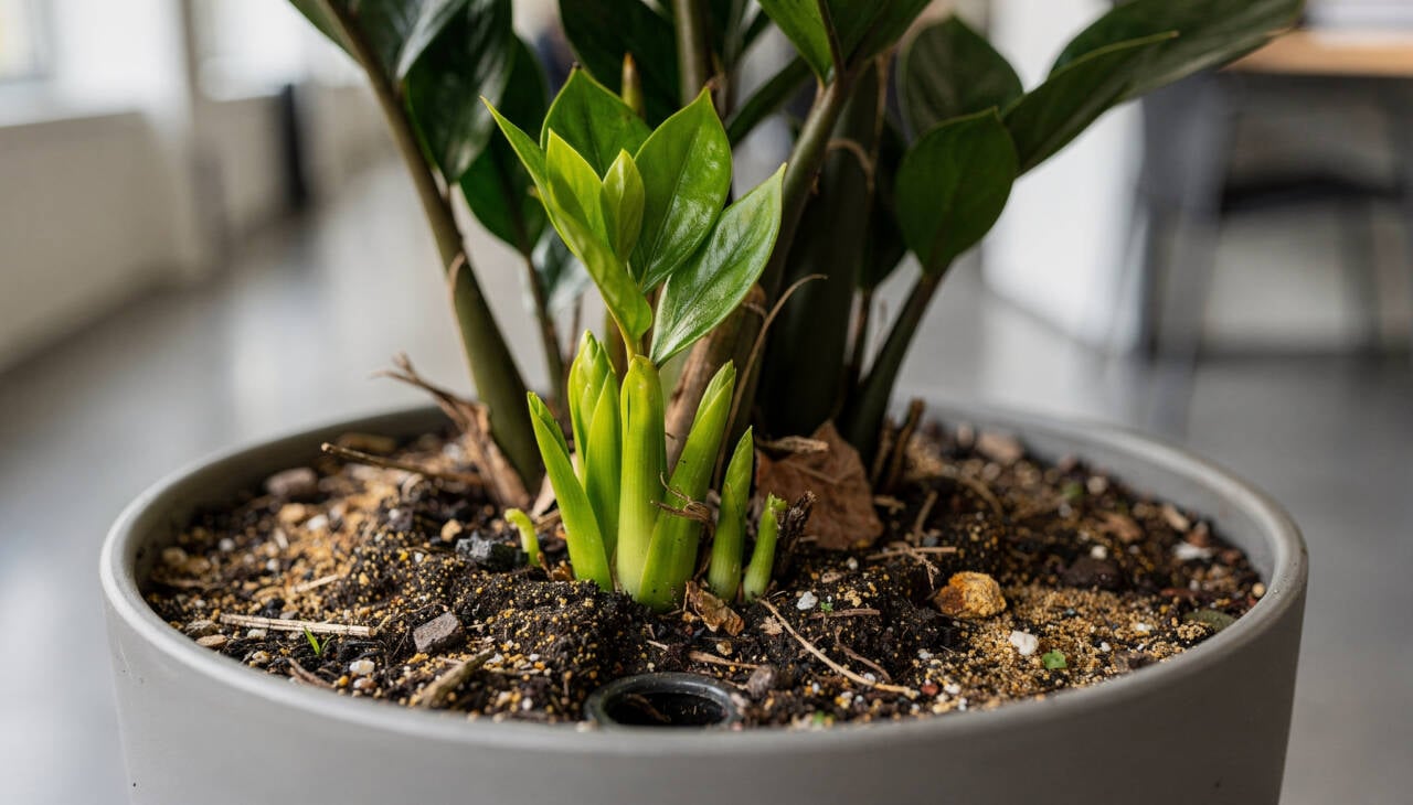 Muita gente reclama que a zamioculca cresce devagar e demora para soltar folhas novas