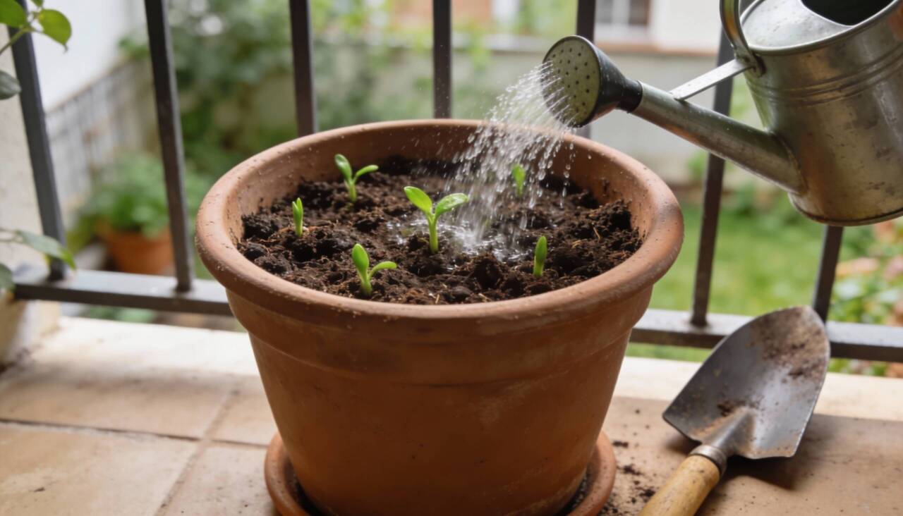 O ato central da jardinagem é a introdução da vida no vaso