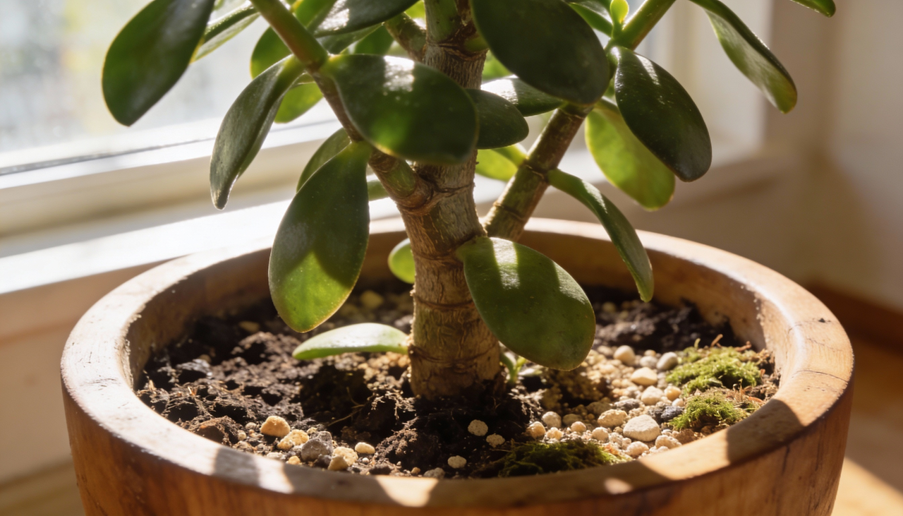 A regra de ouro para manter sua árvore do dinheiro saudável é permitir que o solo seque quase completamente antes de adicionar água novamente