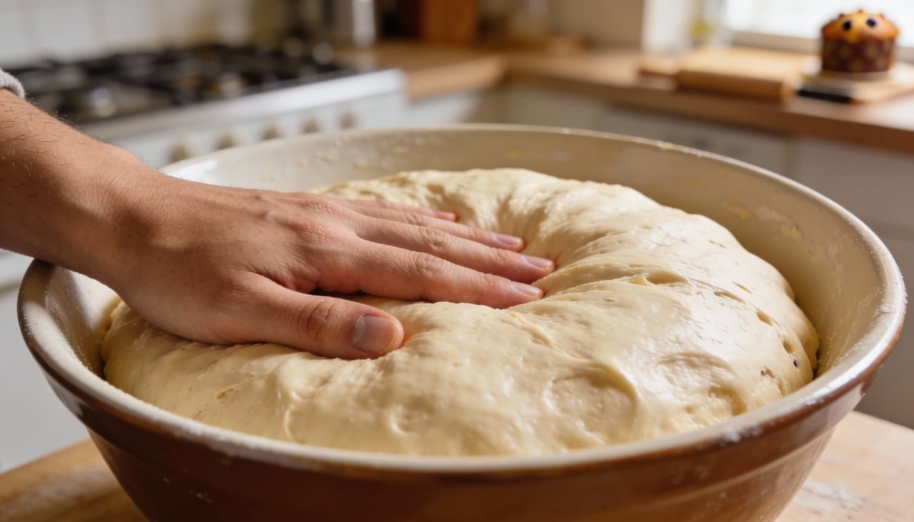O panetone exige uma massa extremamente rica com alta concentração de ovos, manteiga, açúcar e frutas cristalizadas