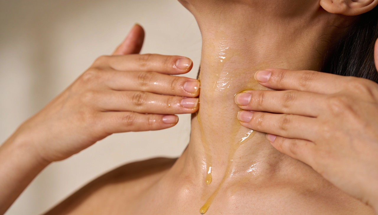 A pele do pescoço tem características estruturais que a tornam particularmente suscetível ao envelhecimento precoce