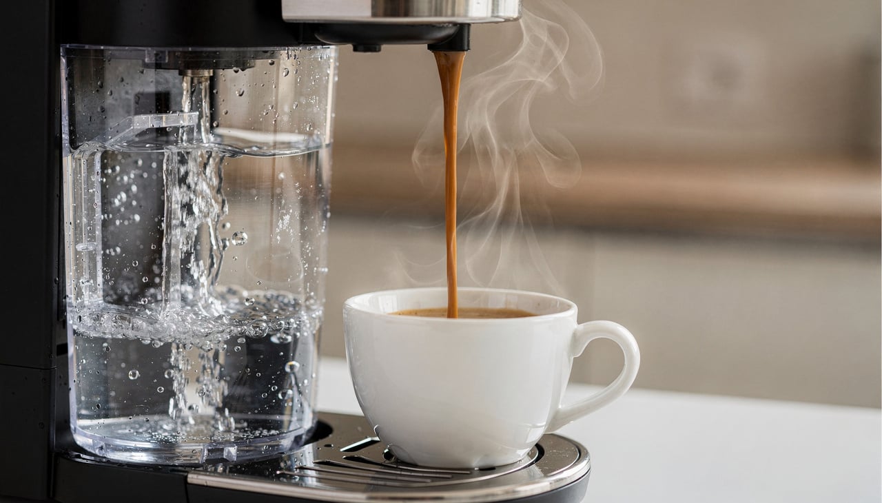 Muitas pessoas esquecem que a água carrega minerais que, com o tempo, grudam nas paredes internas da máquina