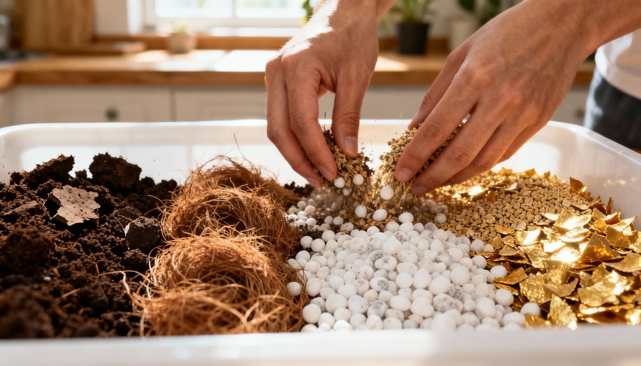 O solo para plantas indoor precisa equilibrar capacidades que parecem contraditórias