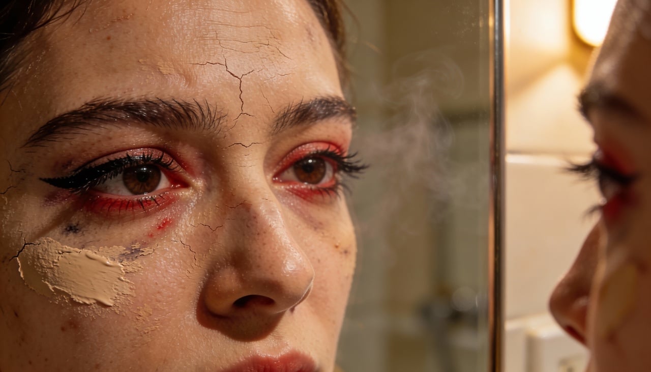 Bases, corretivos e sombras podem conter fragrâncias, pigmentos pesados e substâncias potencialmente irritantes