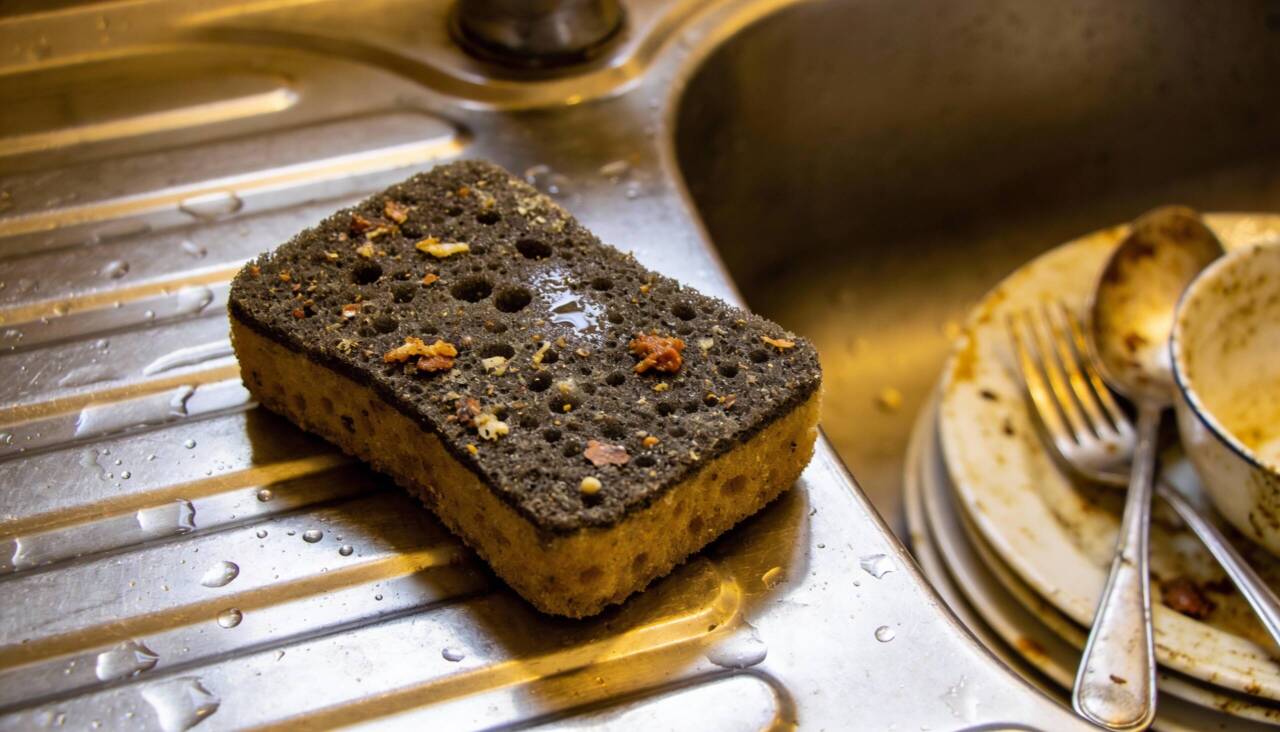 A partir do momento em que a esponja começa a ficar escurecida, com cheiro diferente ou textura desgastada, o sinal de alerta está ligado