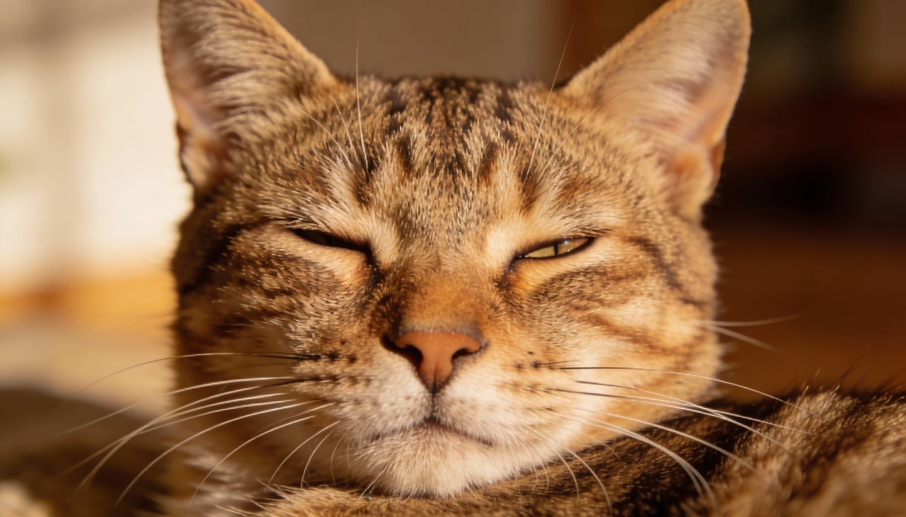 O piscar lento é um olhar direcionado, seguido do fechamento parcial ou completo das pálpebras de forma pausada e da reabertura sem pressa