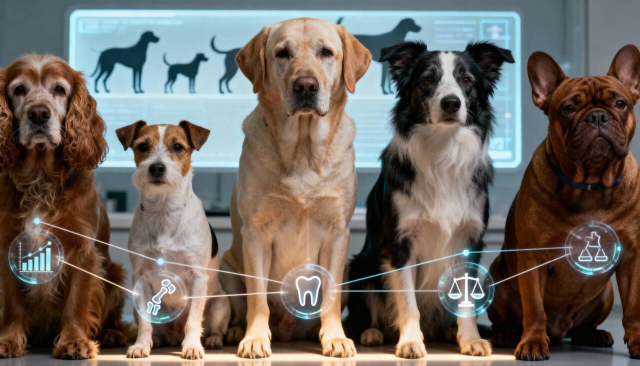 As diferenças entre raças são marcantes quando se trata de envelhecimento canino