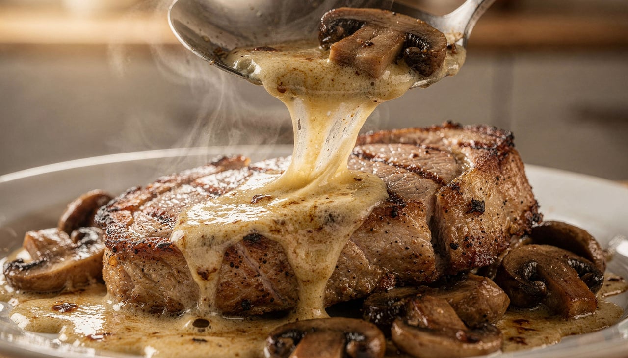 O segredo para costeletas macias está no método de cozimento lento no forno com o recipiente tampado