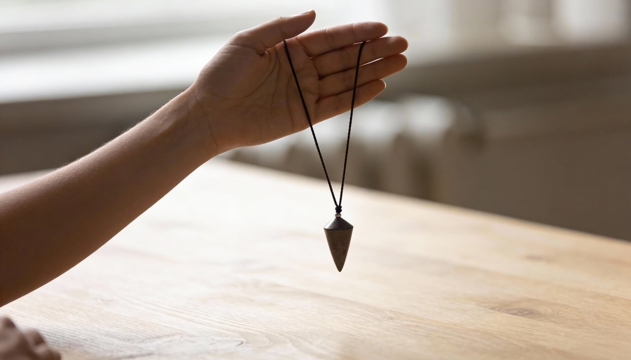 Antes de começar a praticar, você precisa de um peso equilibrado preso a um fio flexível