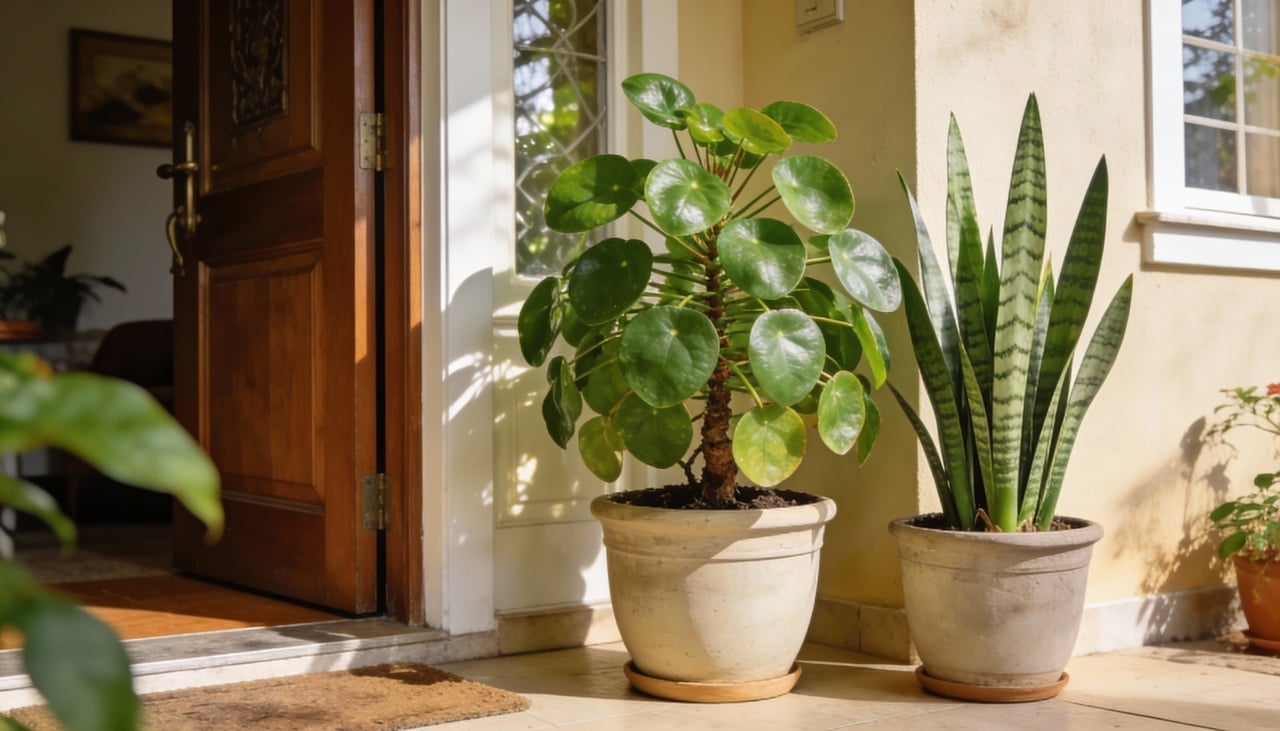 O segredo para essas plantas funcionarem bem está no posicionamento estratégico, geralmente perto de portas ou em cantos iluminados